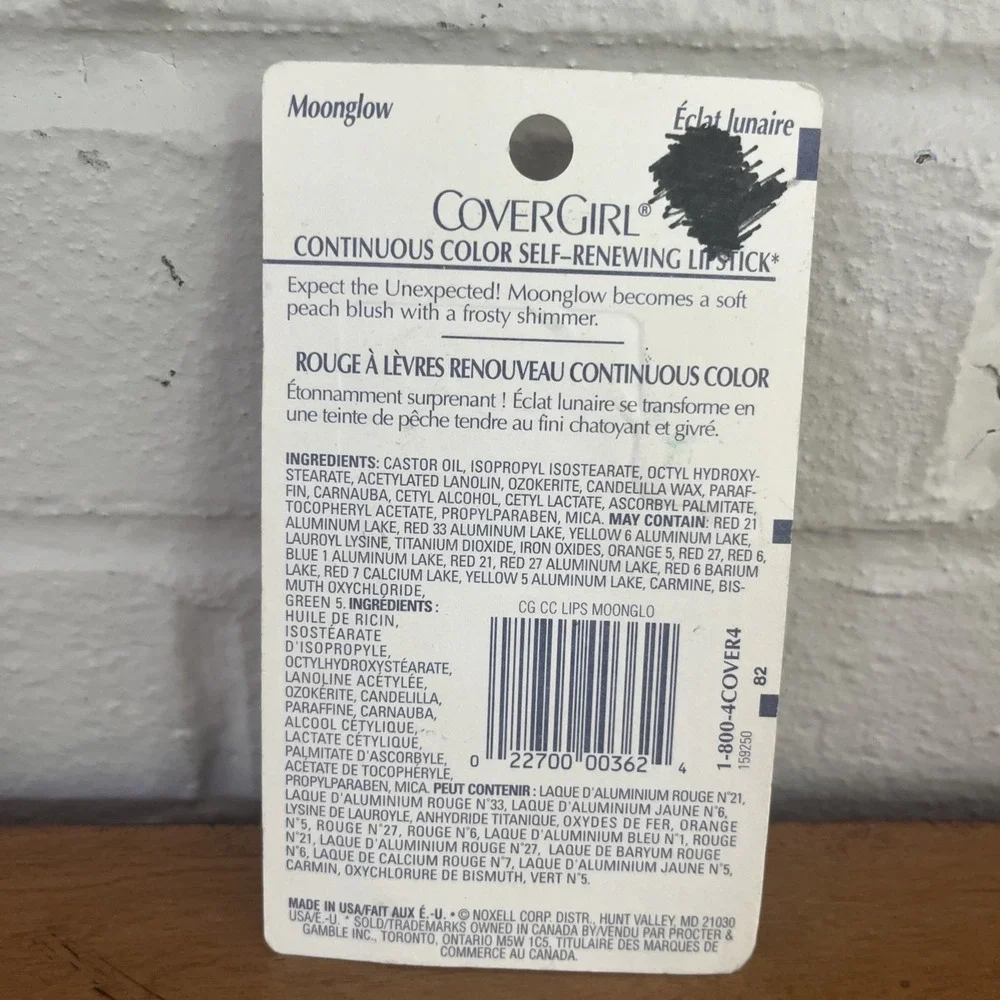 CoverGirl Moonglow Frost 241 Continuous Color Self Renewing Lipstick Discontinue